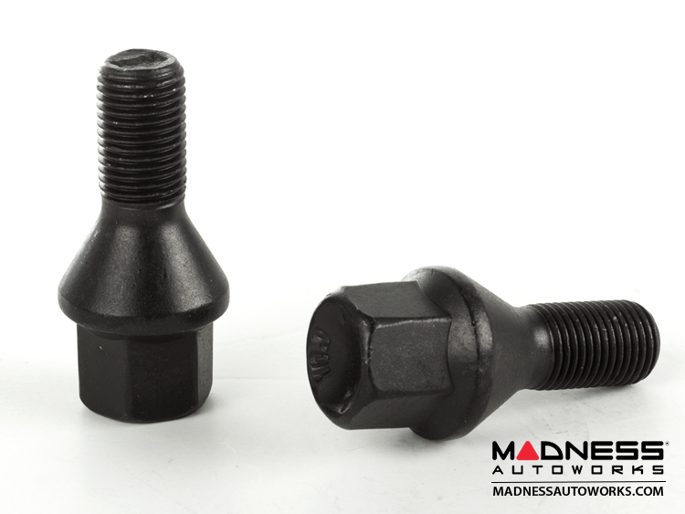 FIAT 500 Lug Bolt Set by Farad Set of 16 M12x1.25 60° Cone Seat